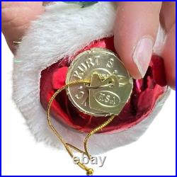 Vintage KSA Kurt Adler Noble Gems Wedding Gift Set of 12 Glass Ornaments RARE
