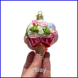 Vintage KSA Kurt Adler Noble Gems Wedding Gift Set of 12 Glass Ornaments RARE