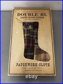 Vintage Limited Edition Double RL by Ralph Lauren Stocking Patchwork Cloth
