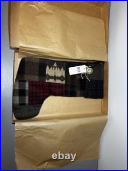 Vintage Limited Edition Double RL by Ralph Lauren Stocking Patchwork Cloth
