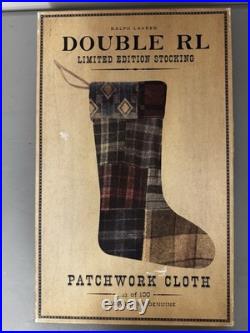 Vintage Limited Edition Double RL by Ralph Lauren Stocking Patchwork Cloth