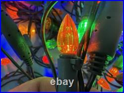 Vintage Multicolor C6 LED Christmas String Lights 620 Long Working