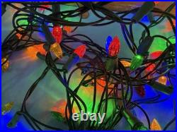 Vintage Multicolor C6 LED Christmas String Lights 620 Long Working