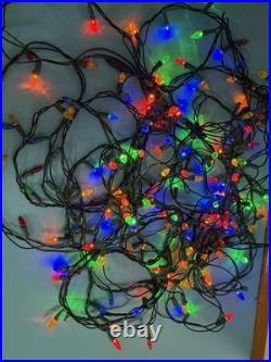 Vintage Multicolor C6 LED Christmas String Lights 620 Long Working