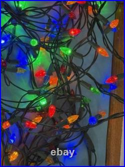 Vintage Multicolor C6 LED Christmas String Lights 620 Long Working