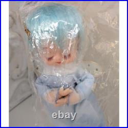 Vintage NOS Shiny Brite Blue Haired Christmas Angel Pixie Fairy Bendable Japan