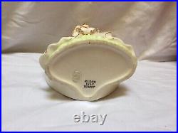 Vintage Nidco 1957 Valentine's Day Girl Planter Holding Heart Vase, HTF, Good Vintage Nidco 1957 Valentine's Day Girl Planter Holding Heart Vase, HTF, Good