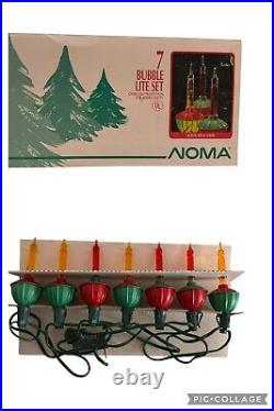 Vintage Noma 7 Bulb Bubble Light Full Set New Old Stock