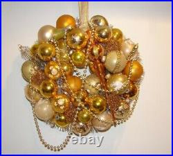 Vintage Ornament Christmas Wreath Holiday Traditional Glamorous Gold 16 Vintage Ornament Christmas Wreath Holiday Traditional Glamorous Gold 16