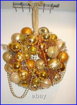 Vintage Ornament Christmas Wreath Holiday Traditional Glamorous Gold 16 Vintage Ornament Christmas Wreath Holiday Traditional Glamorous Gold 16