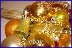 Vintage Ornament Christmas Wreath Holiday Traditional Glamorous Gold 16 Vintage Ornament Christmas Wreath Holiday Traditional Glamorous Gold 16
