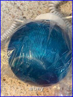 Vintage Outdoor Multi Color Globe Sting Light 6 Globes 16 ft. NOS New