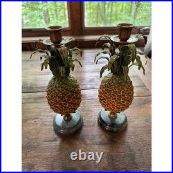 Vintage Petites Choses Pineapple Candle Holders