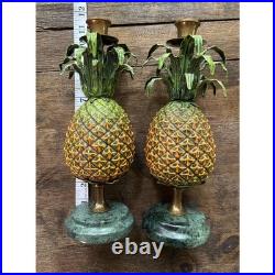 Vintage Petites Choses Pineapple Candle Holders