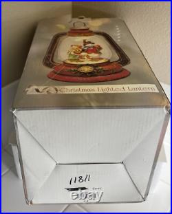 Vintage Resin Snow Family Christmas? Lighted Lantern 10 X 7 NEW-RARE