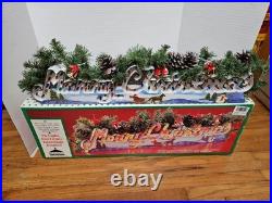 Vintage Retro 70s Electric Light Up Merry Christmas Holiday Sign MIB