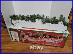 Vintage Retro 70s Electric Light Up Merry Christmas Holiday Sign MIB