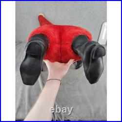 Vintage Rushton Company Santa Claus Rubber Face Large 32 Tall 1950's-60