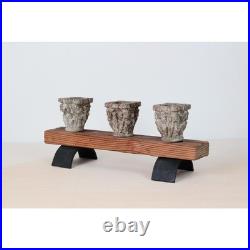 Vintage Rustic Candle Holder with Architectural Capitals Medieval-Revival Decor Vintage Rustic Candle Holder with Architectural Capitals Medieval-Revival Decor