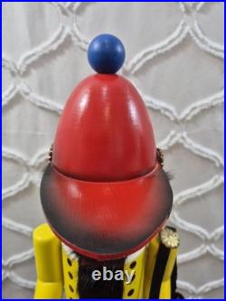 Vintage STEINBACH Volkskunst Golfer Nutcracker with Club & Golf Bag West Germany