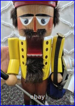 Vintage STEINBACH Volkskunst Golfer Nutcracker with Club & Golf Bag West Germany