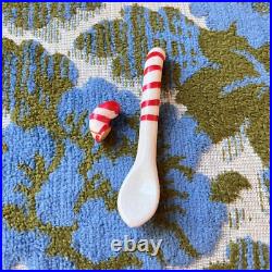 Vintage Shafford JAPAN Stacking Ceramic Snowman MCM Christmas Decor READ