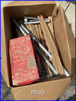 Vintage Silver Tinsel Artificial Christmas Tree 6 ft Undecorated