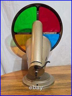 Vintage Spartus Rotating Color Wheel Christmas tree color wheel