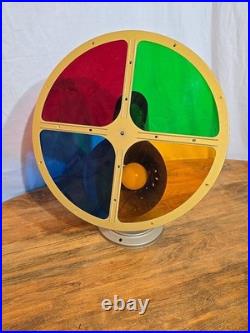 Vintage Spartus Rotating Color Wheel Christmas tree color wheel