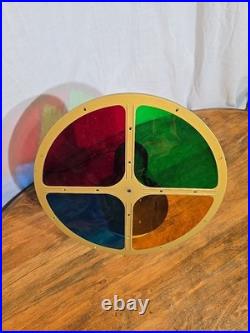 Vintage Spartus Rotating Color Wheel Christmas tree color wheel