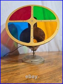 Vintage Spartus Rotating Color Wheel Christmas tree color wheel