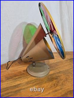 Vintage Spartus Rotating Color Wheel Christmas tree color wheel