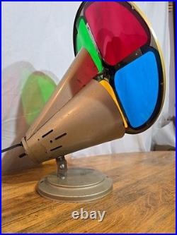 Vintage Spartus Rotating Color Wheel Christmas tree color wheel