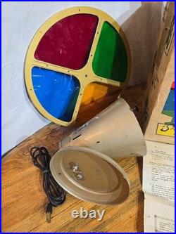 Vintage Spartus Rotating Color Wheel Christmas tree color wheel