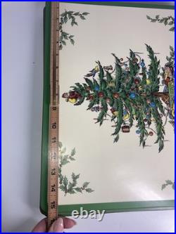 Vintage Spode Christmas Placemats Cork Back Set 8 Beautiful
