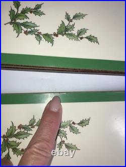 Vintage Spode Christmas Placemats Cork Back Set 8 Beautiful