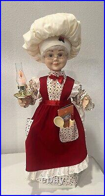 Vintage TELCO MOTIONETTES OF CHRISTMAS Mrs. Claus 1993 Animated Figure 24 EUC Vintage TELCO MOTIONETTES OF CHRISTMAS Mrs. Claus 1993 Animated Figure 24 EUC
