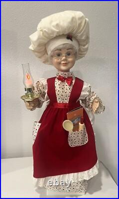 Vintage TELCO MOTIONETTES OF CHRISTMAS Mrs. Claus 1993 Animated Figure 24 EUC Vintage TELCO MOTIONETTES OF CHRISTMAS Mrs. Claus 1993 Animated Figure 24 EUC