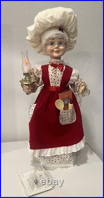 Vintage TELCO MOTIONETTES OF CHRISTMAS Mrs. Claus 1993 Animated Figure 24 EUC Vintage TELCO MOTIONETTES OF CHRISTMAS Mrs. Claus 1993 Animated Figure 24 EUC