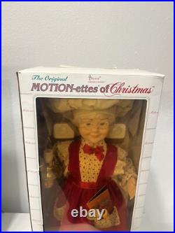 Vintage TELCO MOTIONETTES OF CHRISTMAS Mrs. Claus 1993 Animated Figure 24 EUC Vintage TELCO MOTIONETTES OF CHRISTMAS Mrs. Claus 1993 Animated Figure 24 EUC