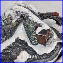 Vintage Tampa Bay Mold 1992 Rare Light Up Ceramic Christmas Village Centerpiece