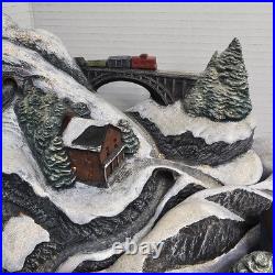 Vintage Tampa Bay Mold 1992 Rare Light Up Ceramic Christmas Village Centerpiece