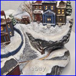 Vintage Tampa Bay Mold 1992 Rare Light Up Ceramic Christmas Village Centerpiece