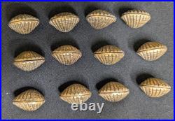 Vintage The Bombay Company Brass Shell Place Card Holders Set Of 12 W Shell