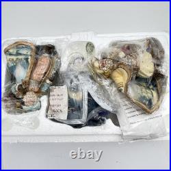 Vintage Thomas Kinkade Old World Santas Ornaments Set of 3 Ashton-Drake 2003