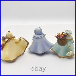 Vintage Thomas Kinkade Old World Santas Ornaments Set of 3 Ashton-Drake 2003