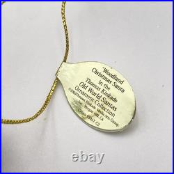 Vintage Thomas Kinkade Old World Santas Ornaments Set of 3 Ashton-Drake 2003