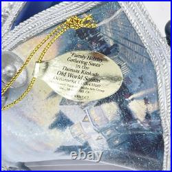 Vintage Thomas Kinkade Old World Santas Ornaments Set of 3 Ashton-Drake 2003