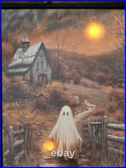Viral Kirklands Summerween Sold Out LED Trick Or Treat Ghost Light Up Canvas