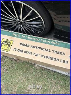 Viral My Texas House 7.5 FtPre-Lit Cypress Artificial Christmas Tree 500 Lights